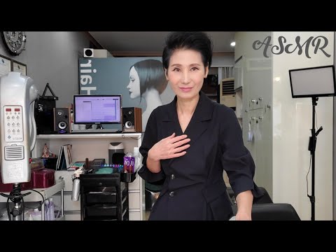 미용실 ASMR  뿌리염색  바르는방법?    root dye/Korean beauty salon
