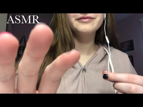 ASMR INAUDIBLE WHISPERING AND HANDMOVEMENTS W/ IPHONE APPLE MIC