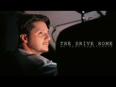 ASMR | The Drive Home (Car Sounds, Thunderstorm, Soft Spoken)