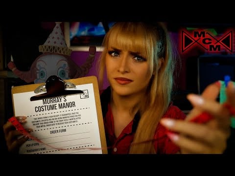 FNAF ASMR | Sassy Clerk Designs & Measures You For Your Custom Costume | The Secret Of The Mimic