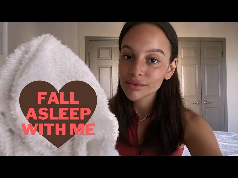 ASMR | tapping, face touching, swallowing, plucking