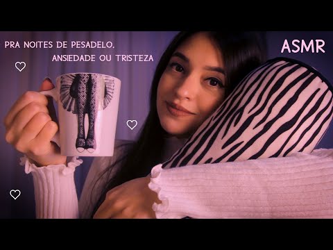 [ASMR] SEU REFÚGIO PRA DORMIR ❀ Alívio de Pesadelo, Ansiedade e Tristeza | ASMR Cabaninha, ASMR BR