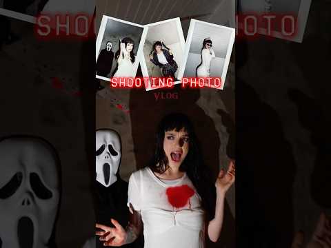 J’ai fait un SHOOTING PHOTO pour HALLOWEEN 🔪🩸 #vlog #dailyvlog #halloween