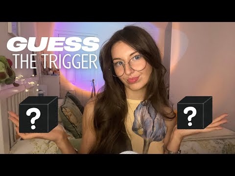 ASMR Can you guess the trigger?🤔 (Invisible triggers)