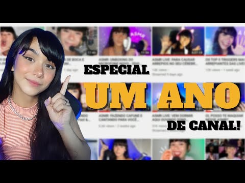 ASMR COM 30 SEGUNDOS DE *QUASE* TODOS OS VÍDEOS DO CANAL - ESPECIAL 1 ANO!