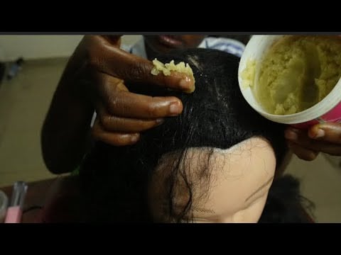 ASMR Fast and Intense Scalp Greasing, Massage and Scalp Scratching