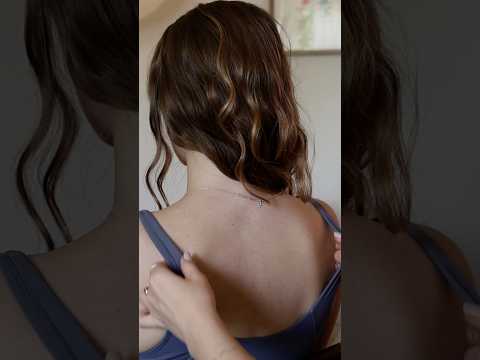 Strap adjustments & back scratching ✨ #asmr #asmrsounds