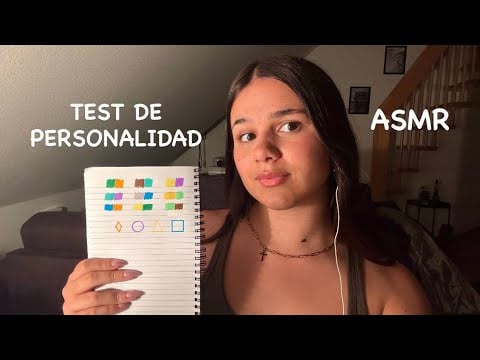 te hago un test de personalidad (ASMR) 🔆🧠