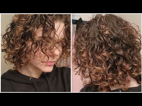 asmr my hair routine !! (not super good)