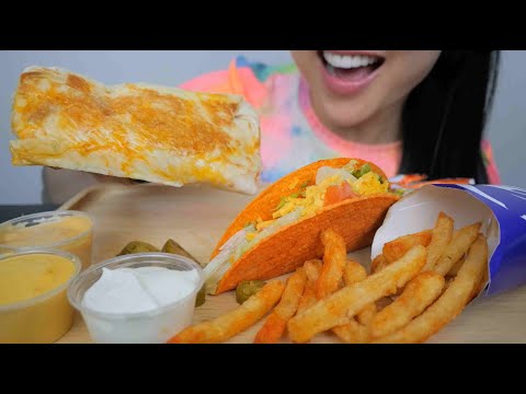 TACO BELL (ASMR EATING SOUNDS) NO TALKING | SAS-ASMR