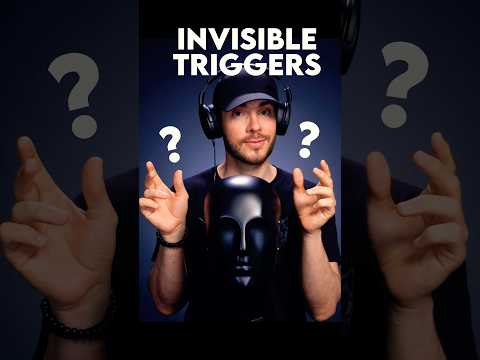 INVISIBLE TRIGGERS! Can you guess them?? #ASMR #shorts