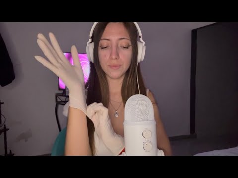 ASMR con blue yeti💗tapping, scratching, guantes de latex🙂‍↔️