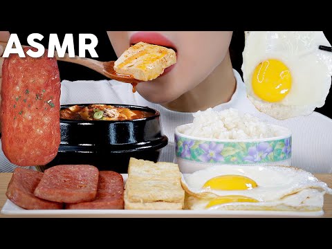 ASMR Korean Breakfast Eating Sounds | Tuna Kimchi Jjigae | 아침식사 집밥 먹방 | 참치 김치찌개 | MINEE EATS