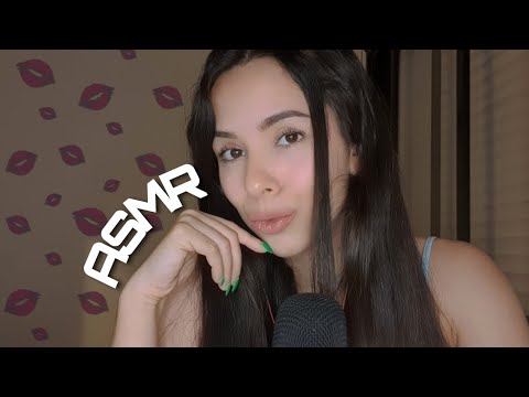 ASMR TE COLOCANDO PRA DORMIR COM 100 BEIJINHOS (100 KISSES)