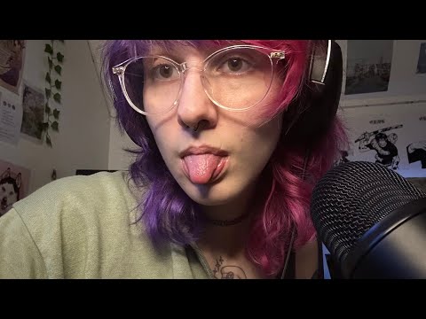 ASMR - Experimenting mouth sounds (super lofi) low quality