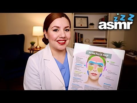 ASMR Beauty Dermatology FACE Procedures Roleplay | Soft Spoken for Deep Sleep