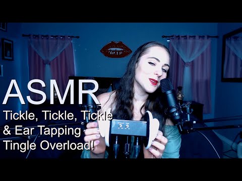 Repeating Tickle Tickle Tickle in your ears, plus relaxing Ear to ear tapping