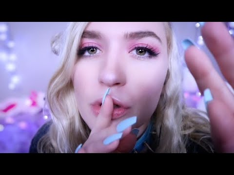 shushing, up-close, personal attention, poking ASMR