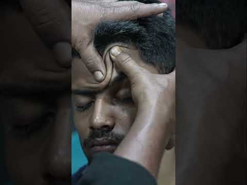 Satisfying All Crunchy Cracks By Big Eyes Barber ASMR | Neck Crack | Spine Crack | Ear Crack #shorts