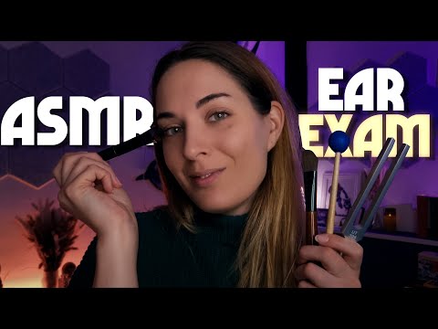 ASMR Realistic Ear Exam & Deep Cleaning 👂 Soft Spoken Medical Roleplay