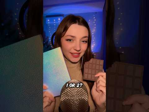 1 or 2? #asmr #asmrsounds #asmrrelax #asmrsleep #relax #tingles #asmrvideo #relaxingvideos