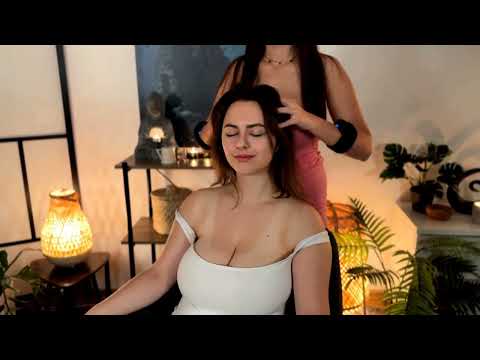 Slow Hot Oil Chair Massage Ritual Warm Light and Calm Technique