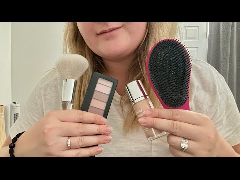 ASMR - doing your makeup and brushing your hair 💄💋💈personal attention