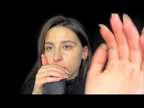 ASMR: Tingly Inaudible Whispers With Slow Face Touching - Fall Asleep In 30 Minutes