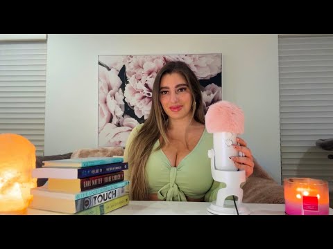ASMR Whisper Ramble About Books 📚 | Book Sounds, Reading, Tapping, Page Turning