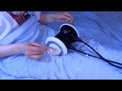 ASMR Deep Ear Cleaning of Both Ears Before Sleep (No Talking) 3Dio / 耳かき