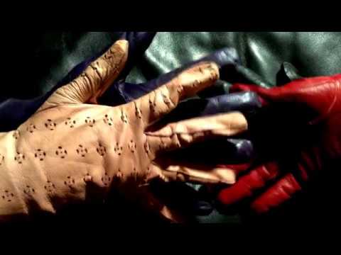 LEATHER GLOVES💗 CARESS  [[ASMR]]