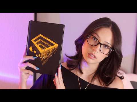 asmr book ramble + tapping for sleep