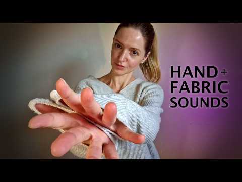 ASMR Hand Sounds with Mouth and Fabric Sounds for deep Sleep - Personal Attention - Part 1
