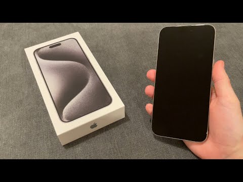 [ASMR] iPhone 15 Pro Unboxing