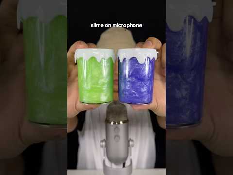 slime on mic sounds  #asmr #sleep #asmrvideo #slime #markasmroffcial