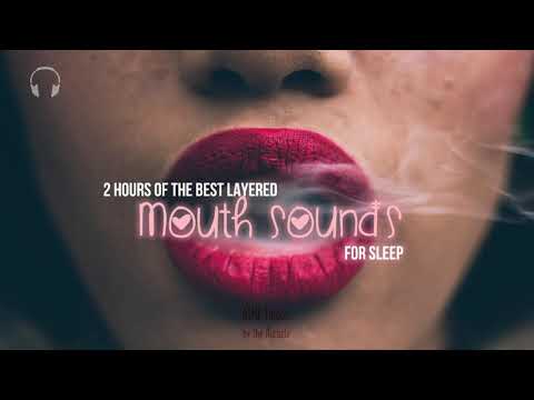 [ASMR] 2 Hours of the best layered ★ Mouth sounds ★ for sleep [Binaural] Brain melting INTENSE