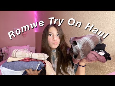 ASMR|Romwe Try On Haul