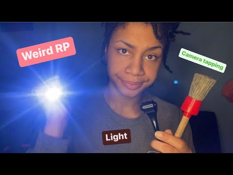 ASMR -Weird Roleplay with Light and Camera Taps (Jamie)