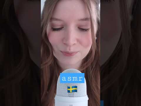 Asmr på svenska 🇸🇪 study Swedish with me ✨ асмр шведский язык #polyglot