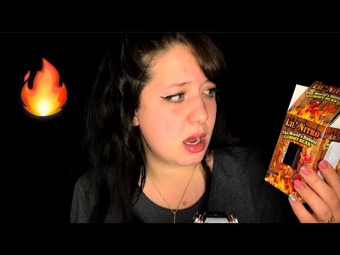 ASMR- Manger le bonbon le plus piquant du monde 🔥 ( #lilnitrochalleng)