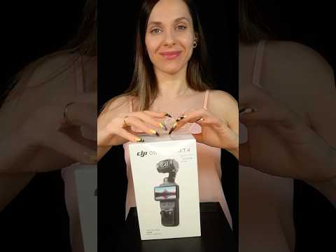 ASMR unboxing Dji Osmo Pocekt 4 Creator Kit #asmr #dji #osmopocket