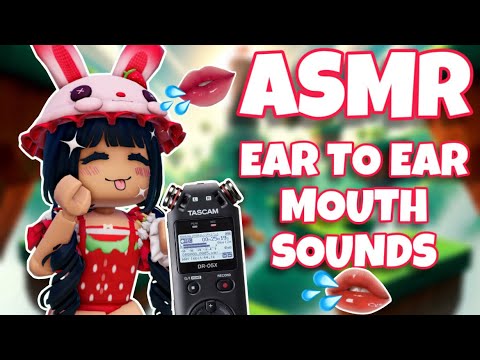 Roblox ASMR ~ INTENSE MOUTH SOUNDS EAR TO EAR FOR SLEEP 👄