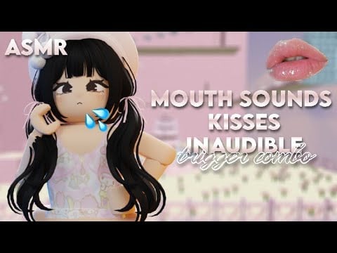 ROBLOX ASMR ☆ Tingliest Mouth sounds + kisses & inaudible (NO ADS)