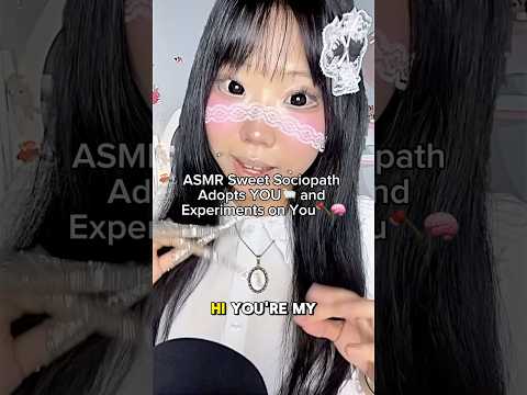 ASMR Sweet Sociopath Adopts YOU🐑 and Experiments on You🪓🧠 #horrorasmr #asmr #asmrsounds