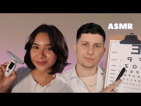 ASMR Dermatologista e Oftalmologista: Exame de Pele + Teste de Visão com @SavioASMR 