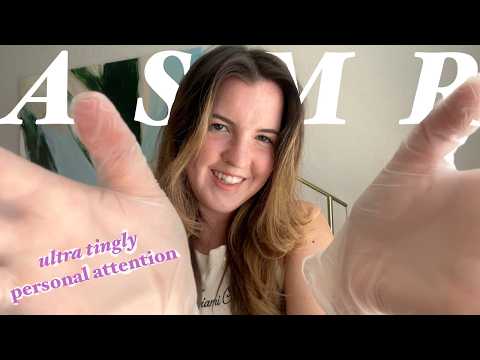 custom asmr for josh 🫶 *face touching* shh its okay (gentle caressing for sleep) *latex gloves*