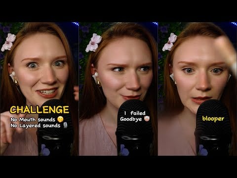 ASMR💄 Makeup BUT Challenge 😑 No Mouth sounds, No Layered sounds 🥲