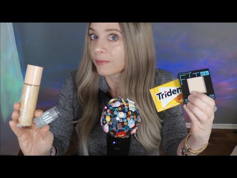 ASMR Gum Chewing GRWM Whispered Makeup Application