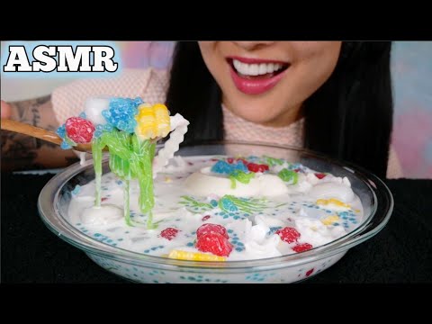 ASMR THAI COCONUT DESSERT (EATING SOUNDS) NO TALKING | SAS-ASMR