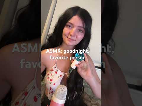 goodnight, favorite person 🤍#asmr #girlfriendasmr #sleepasmr #goodnight #whisper